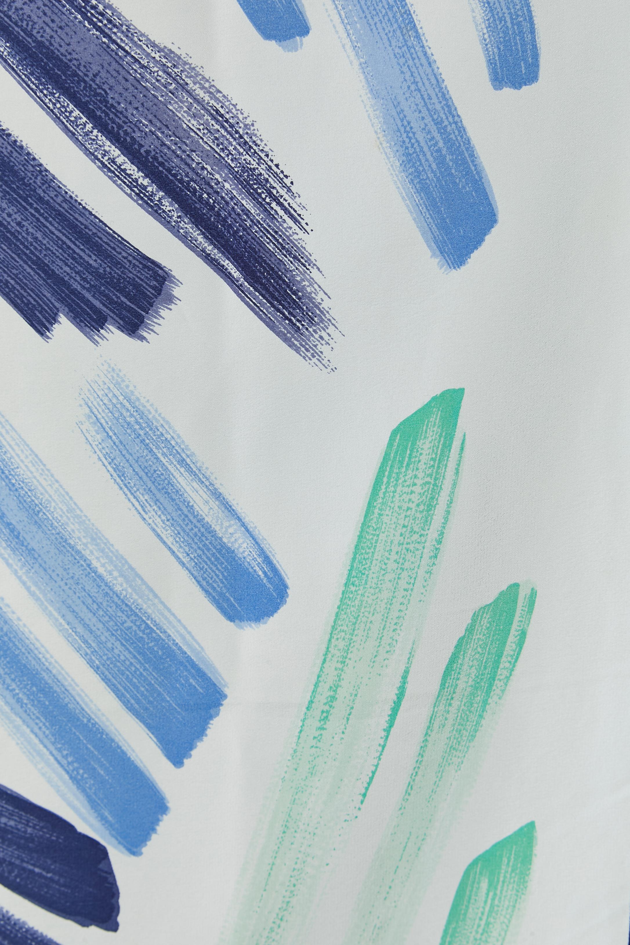Blue Silk printed scarf Christian Dior for UTA For Sale
