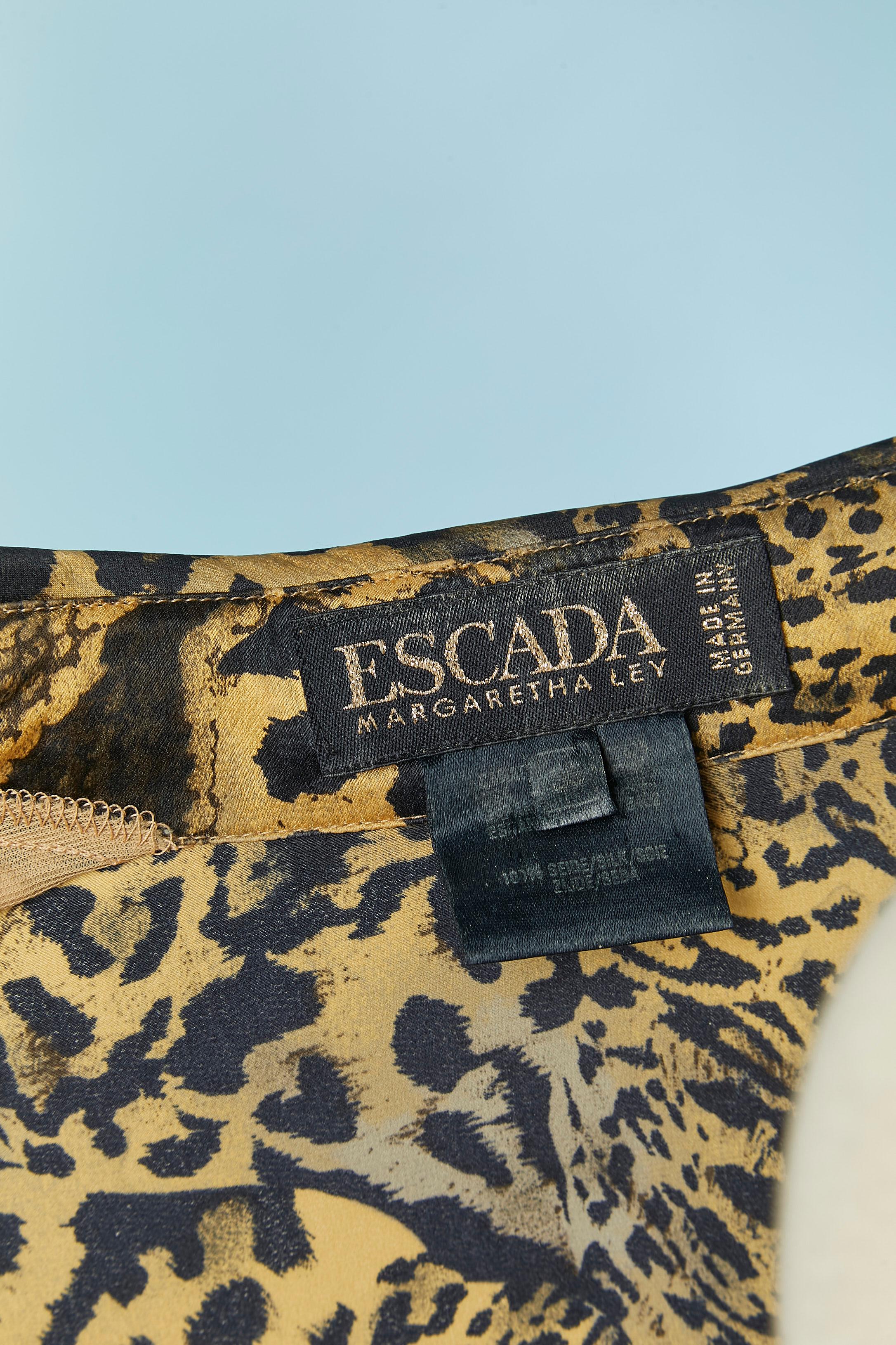 Camicia in seta stampata Escada Margaretha Ley in vendita 1