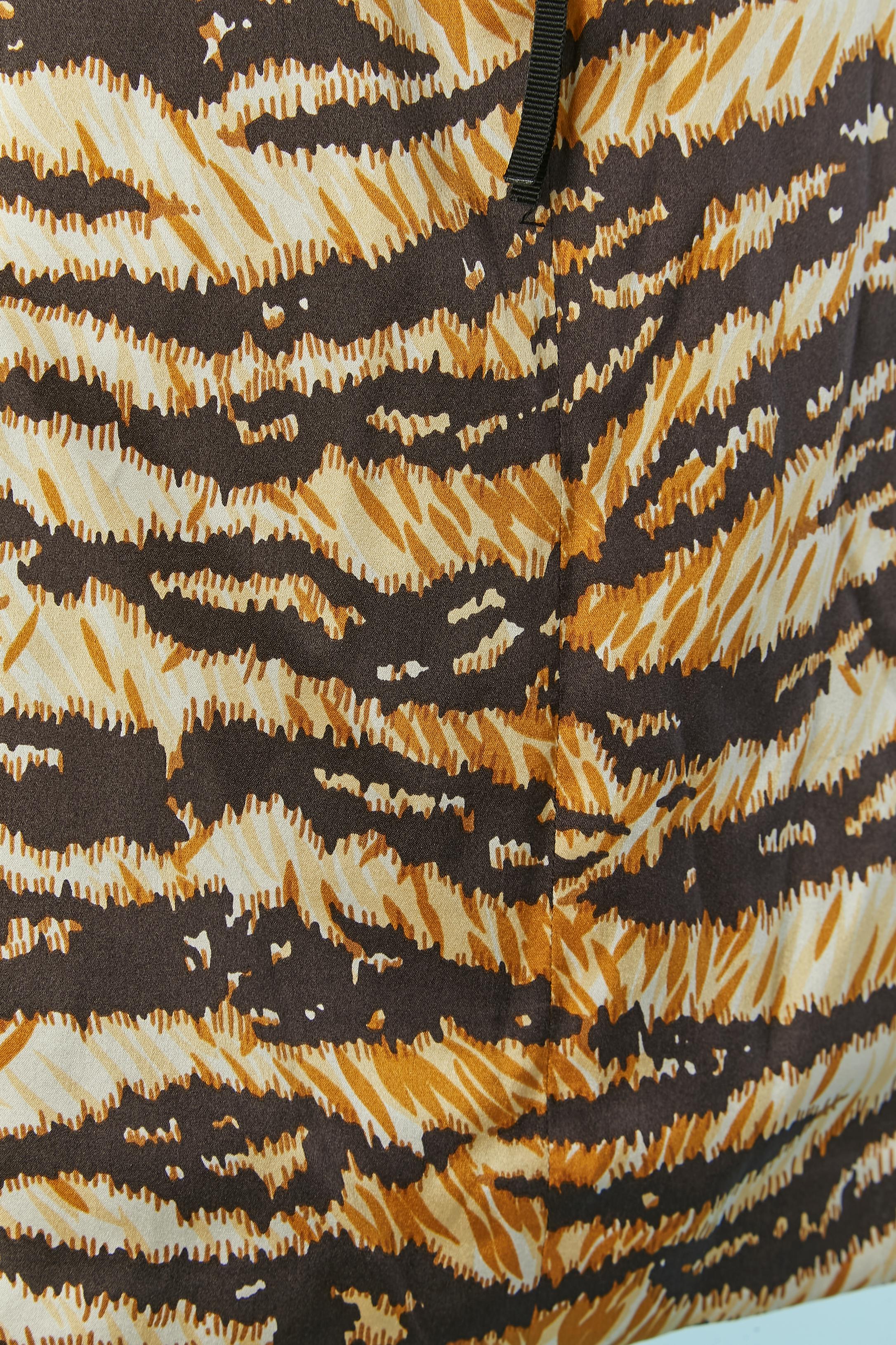 Silk printed sleeveless dress D&G Dolce Gabbana For Sale 1