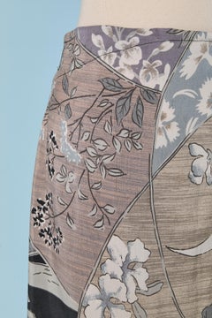 Silk printed wrap skirt KENZO