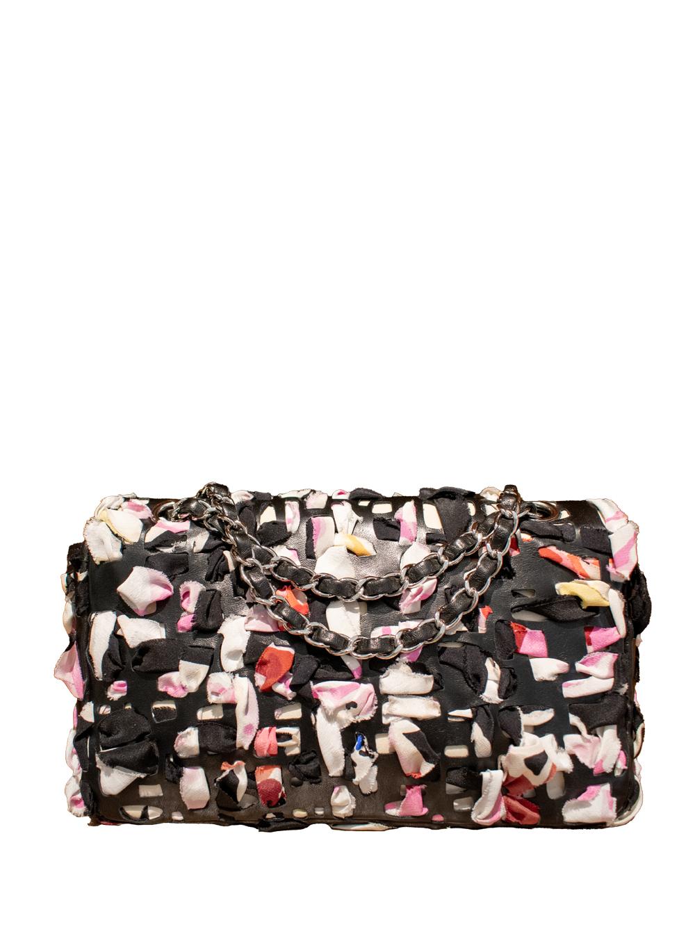 Chanel Silk Ribbon Classic Flap In Excellent Condition For Sale In London, GB