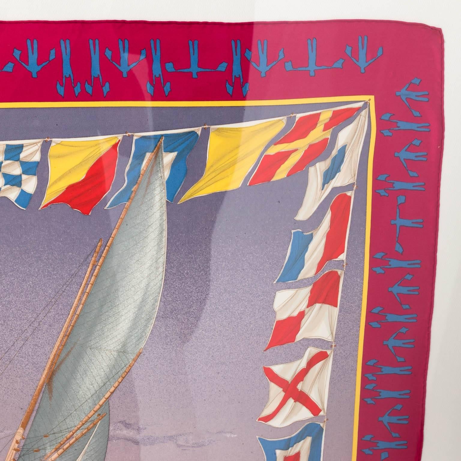 Écharpe de voile en soie d'Hermès 1
