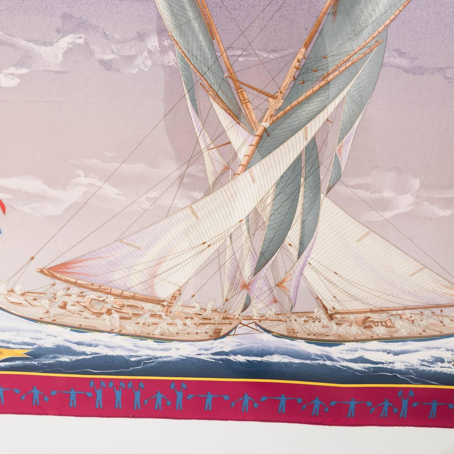 Écharpe de voile en soie d'Hermès 2