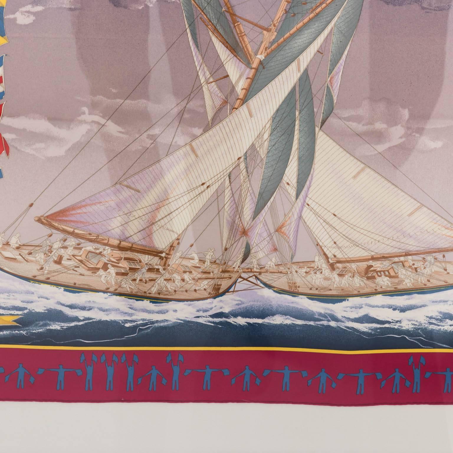 Écharpe de voile en soie d'Hermès 3