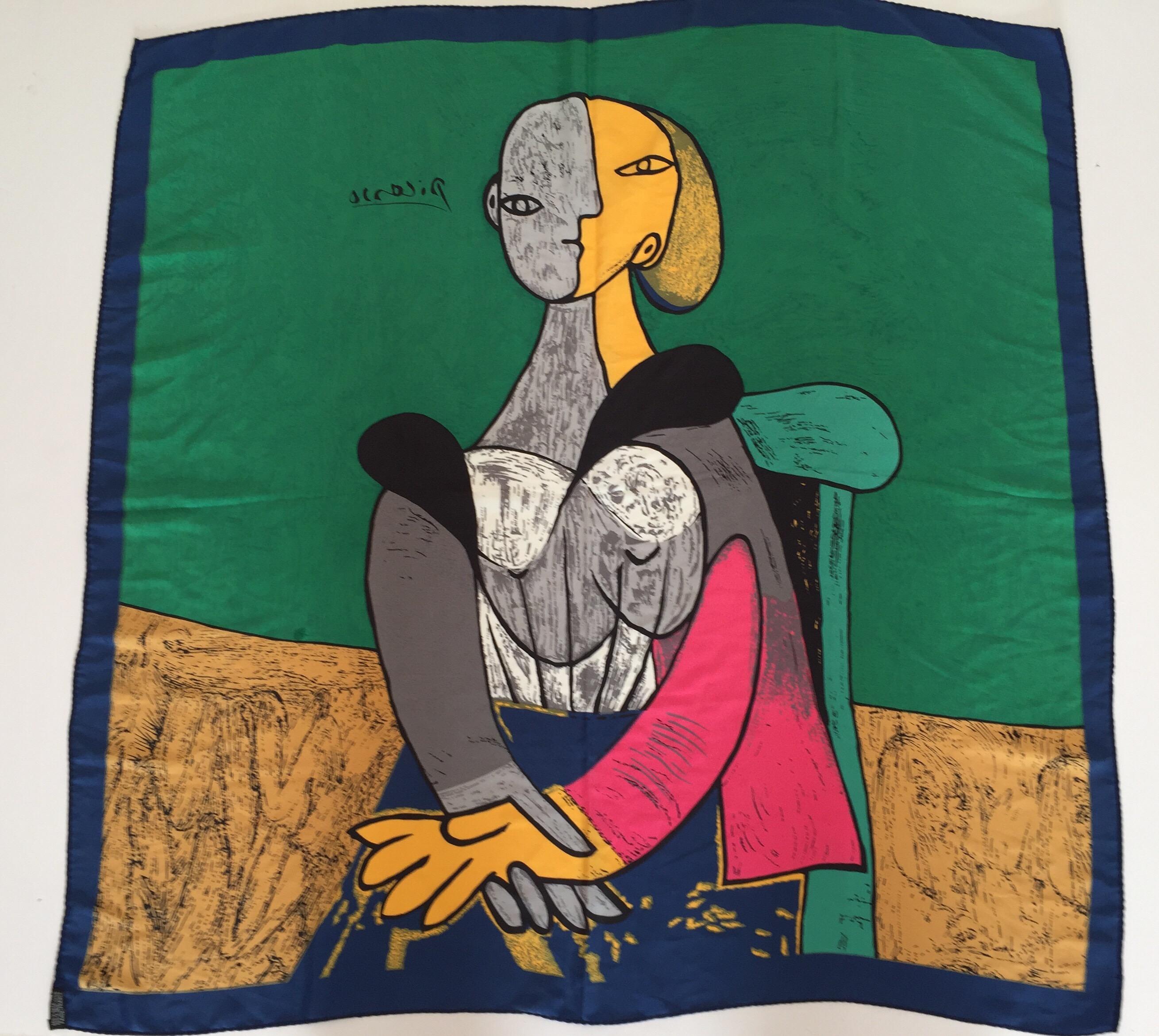Silk Scarf Portrait of 
