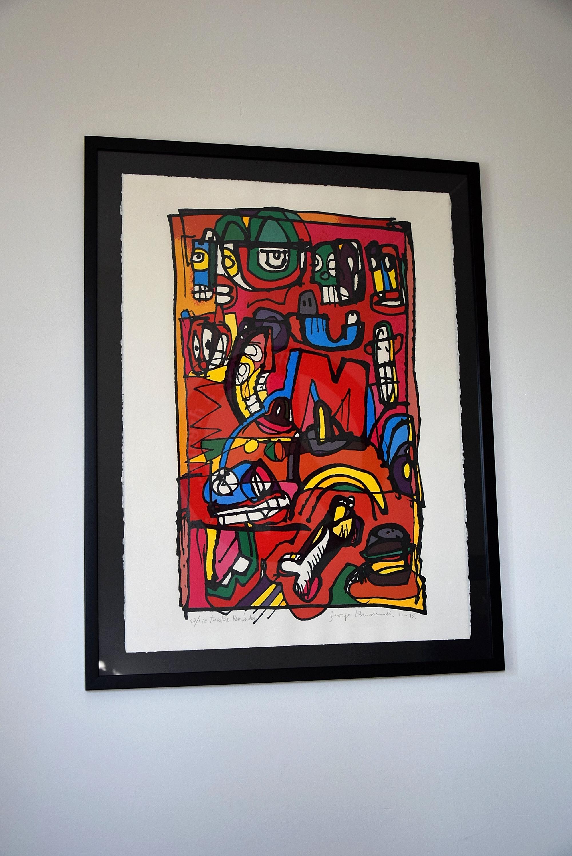 Silk Screen Artwork by George Heidweiller, 1996 For Sale 3