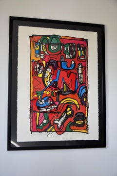 Silk Screen Artwork by George Heidweiller, 1996