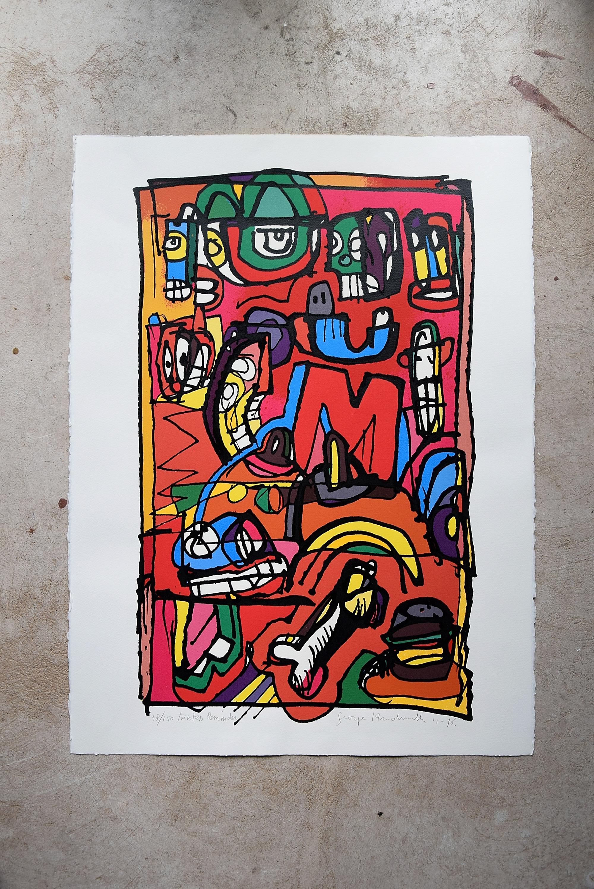 Silk Screen Artwork by George Heidweiller, 1996 For Sale 1