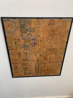 Silk-Screened Fabric Panel by Gio Pomodoro, 1950s