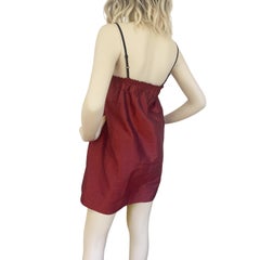 Silk Shantung minimalist mini waif dress - Flora Kung