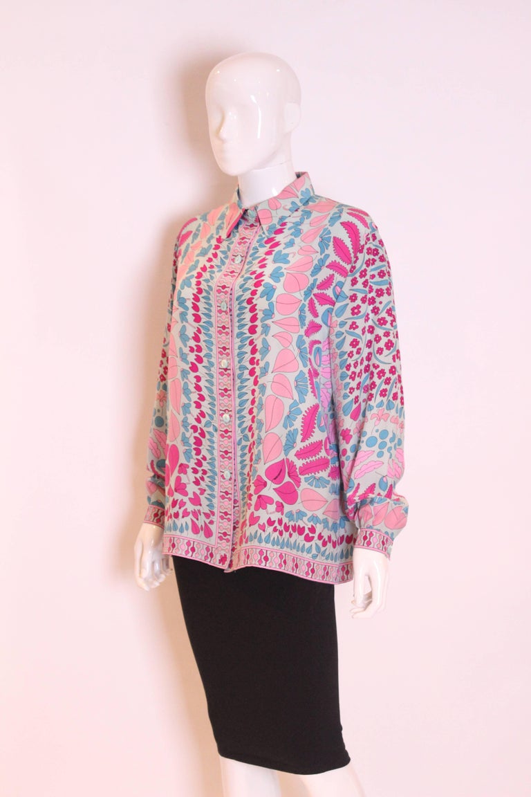 Silk Shirt by Averardo Bessi For Sale at 1stDibs