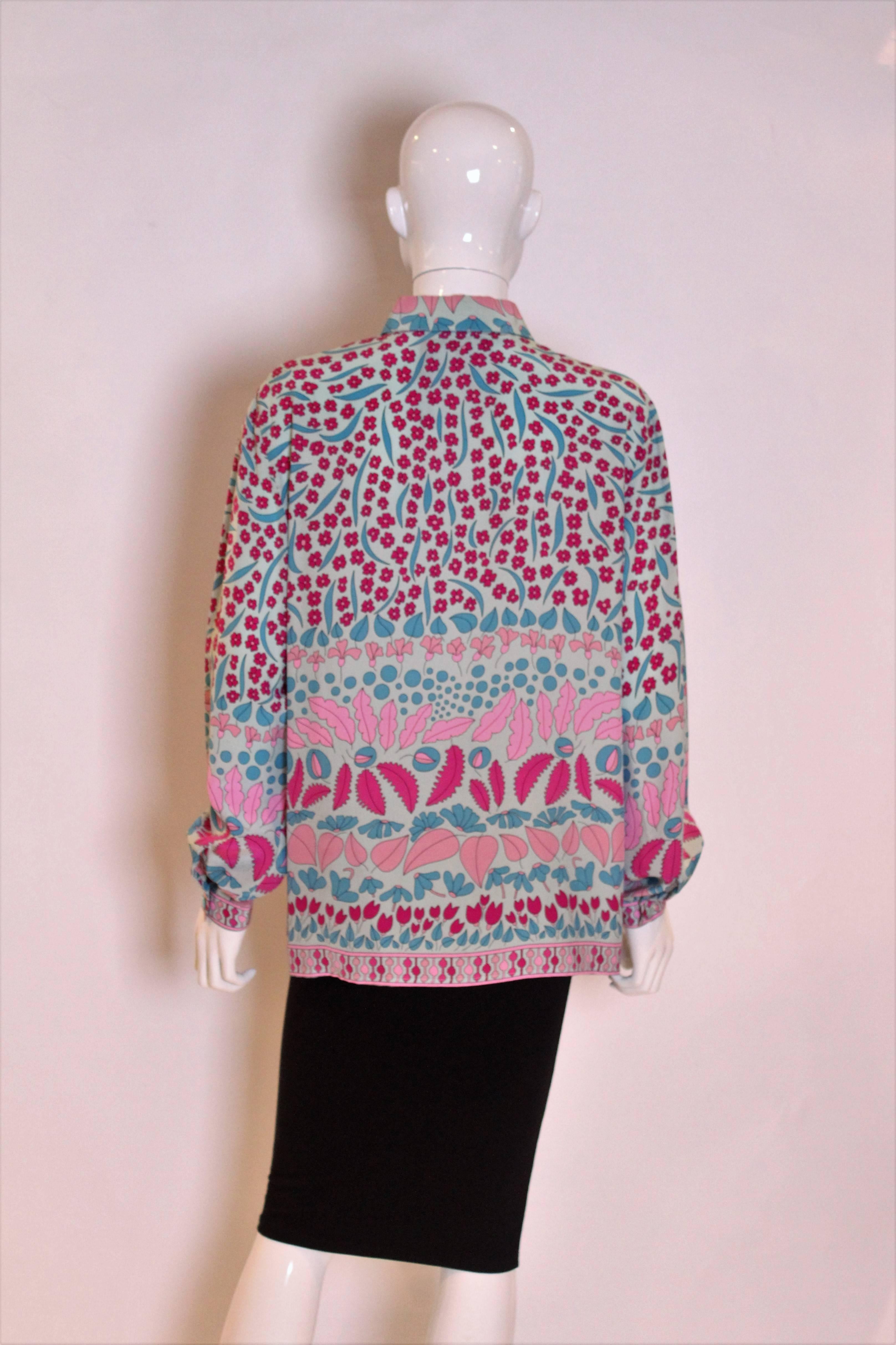 Women's Silk Shirt by Averardo Bessi For Sale