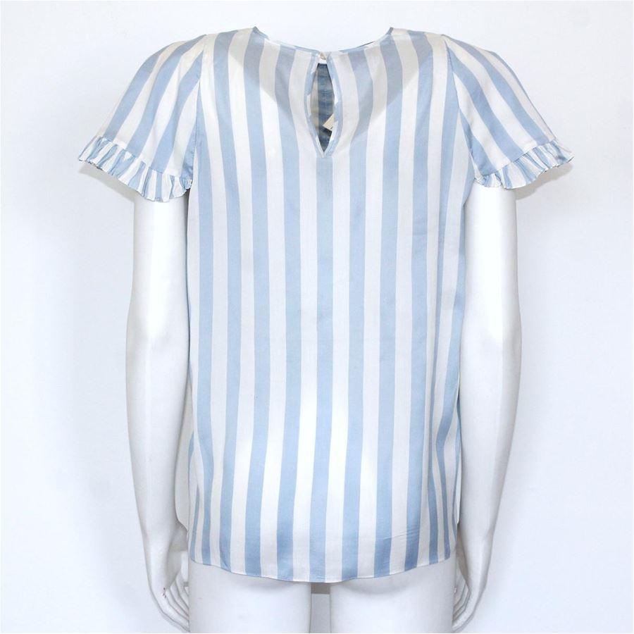Rochas Silk shirt size 40 In Excellent Condition In Gazzaniga (BG), IT