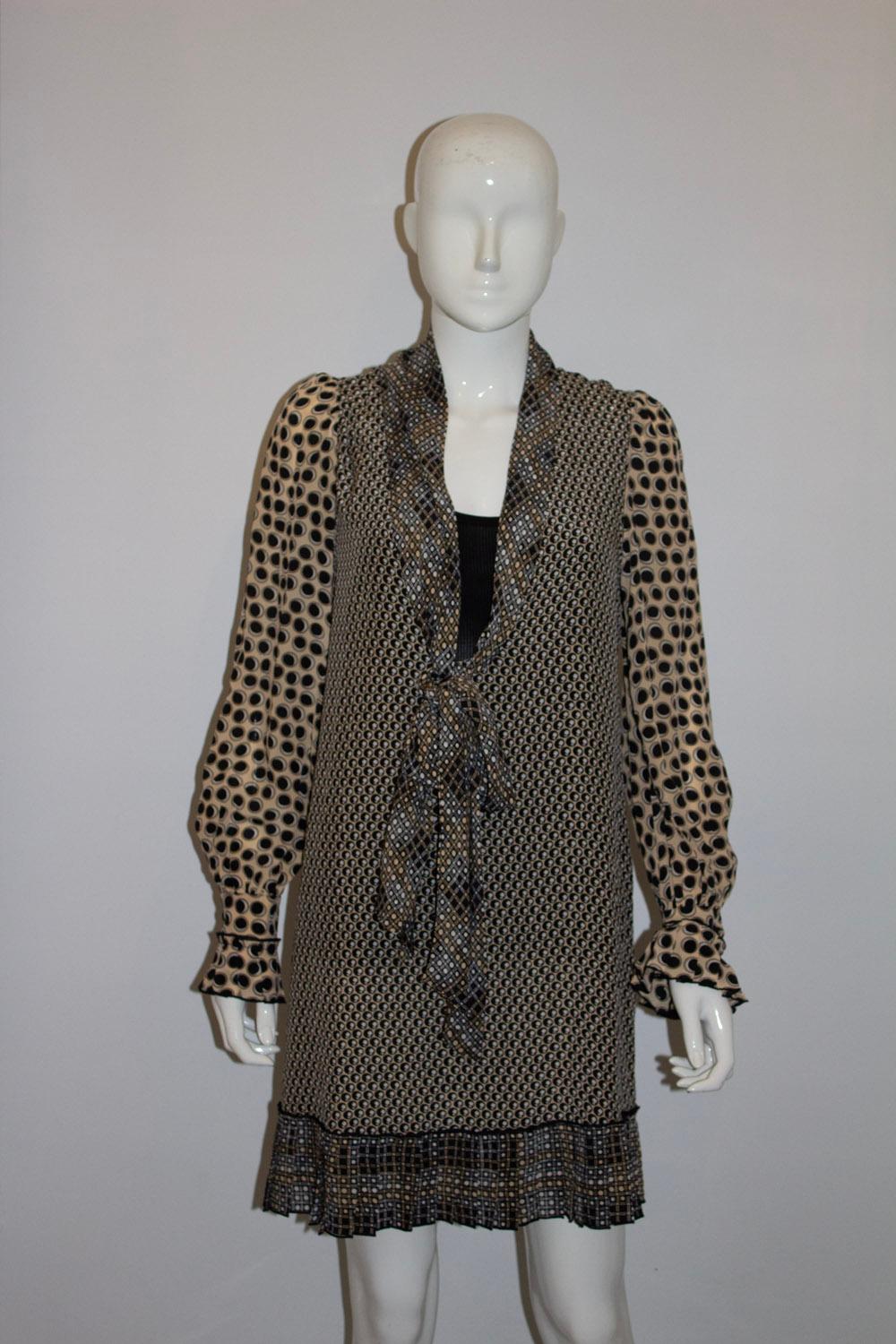Women's Silk Short Dress or Tunic by SportMax For Sale
