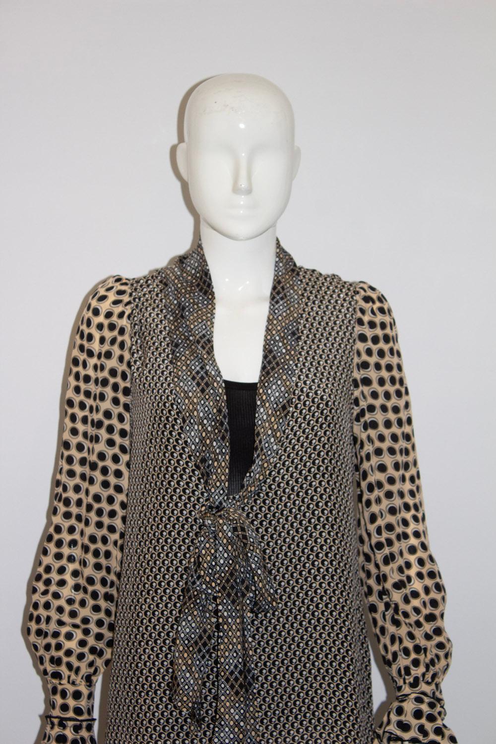 Silk Short Dress or Tunic by SportMax For Sale 1