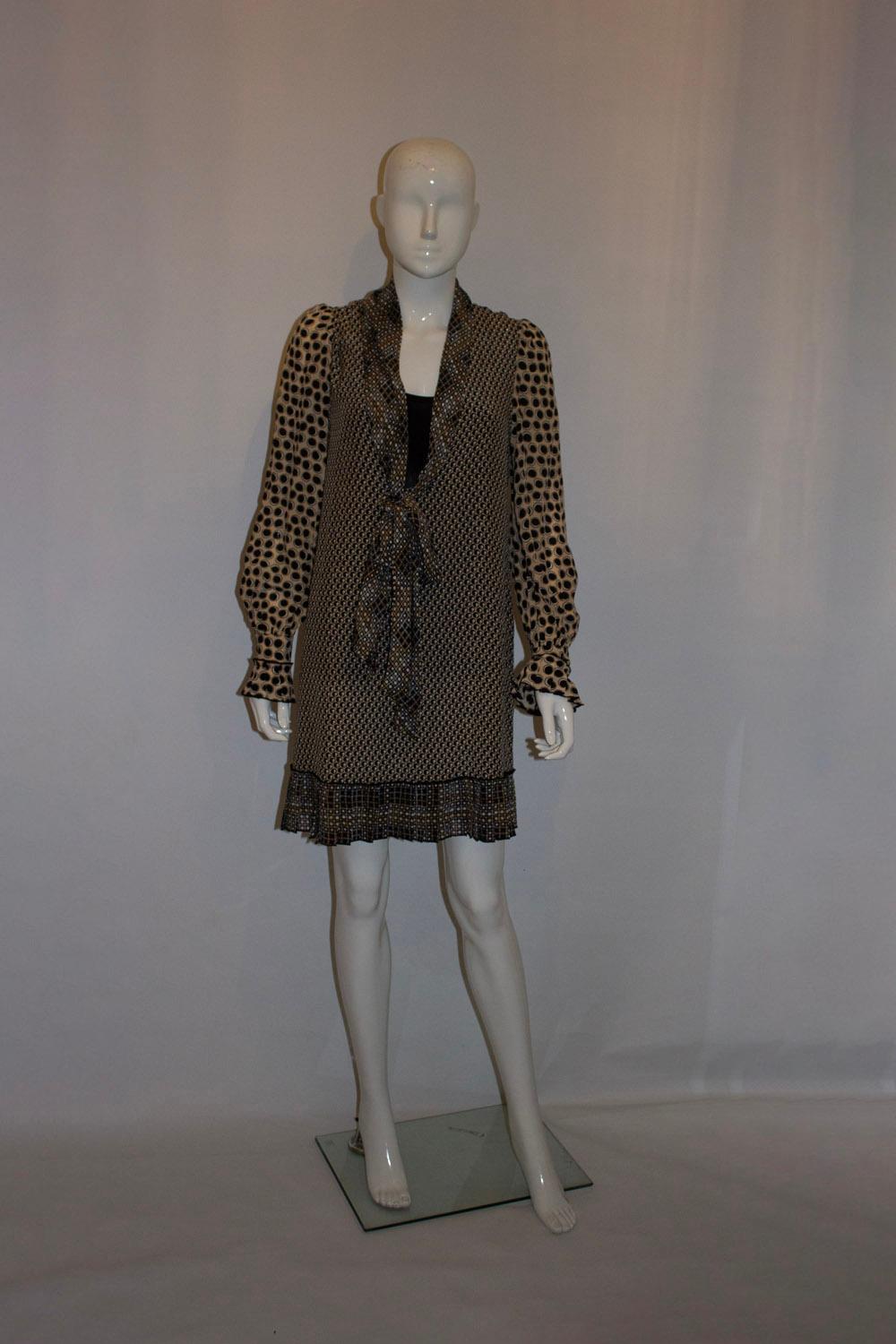 Silk Short Dress or Tunic by SportMax For Sale 2