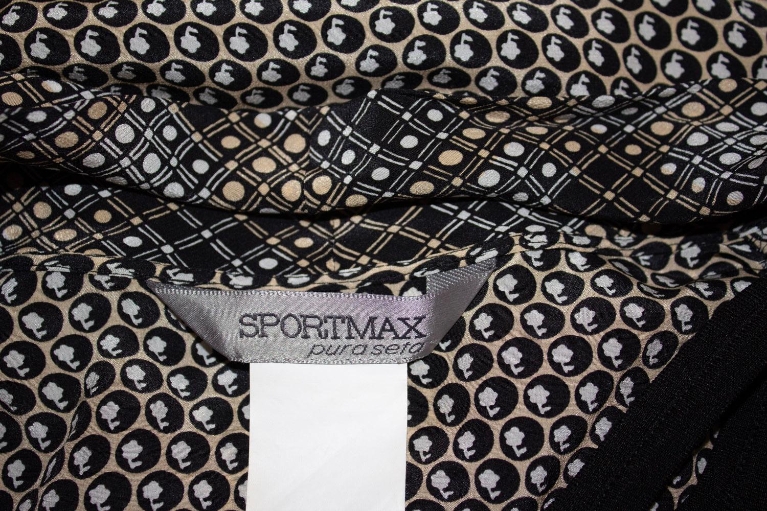 Silk Short Dress or Tunic by SportMax For Sale 4