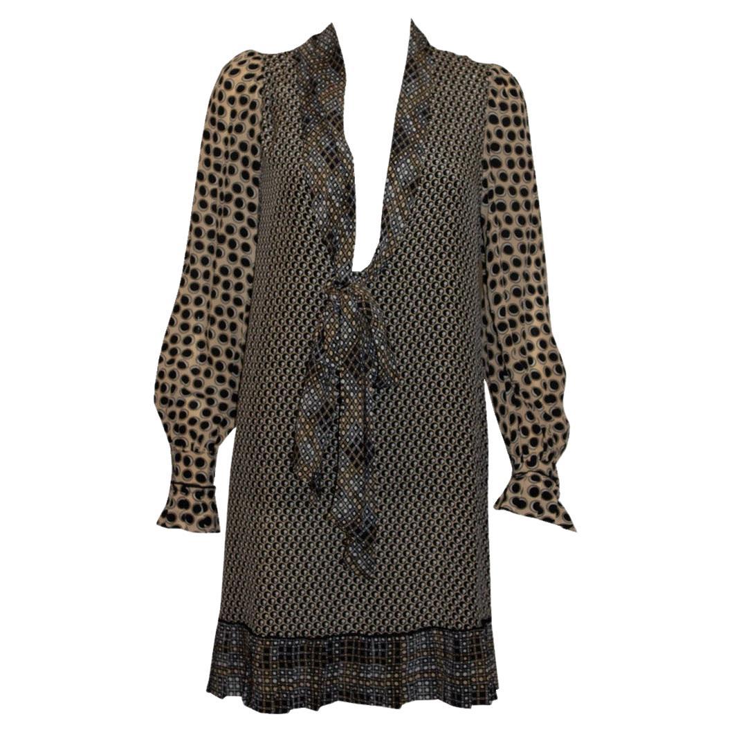 Silk Short Dress or Tunic by SportMax For Sale