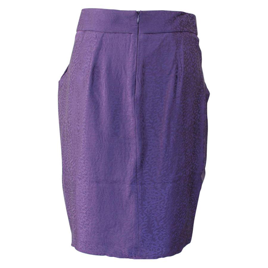 Emporio Armani Silk Purple color Medium Lenght Total length cm 56 (22.04 inches) Waist cm 36 (14.17 inches)
