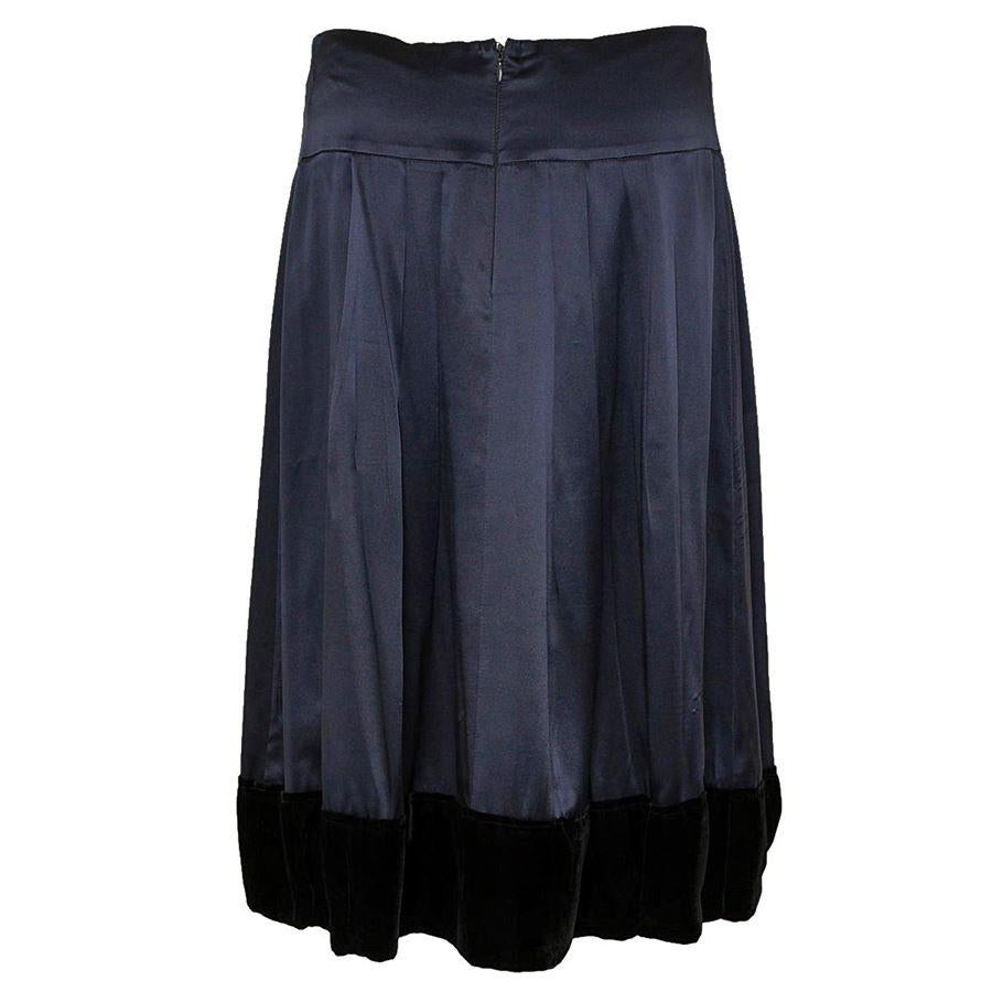 Jo No Fui Silk skirt size 42 In Excellent Condition In Gazzaniga (BG), IT