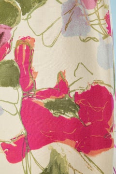 Silk skirt with abstract print Christian Lacroix Bazar