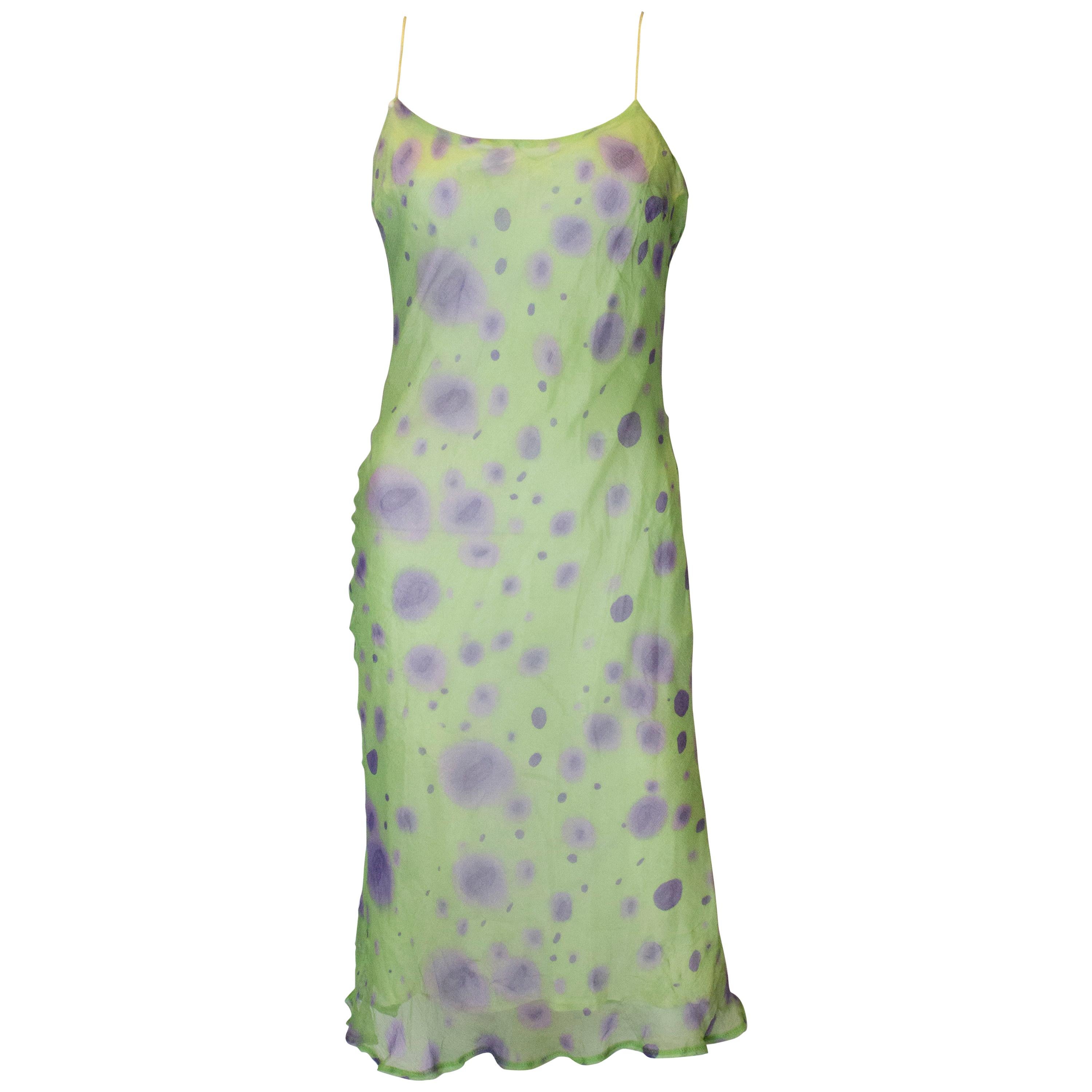 Silk Slip Dress by Lorena Conti