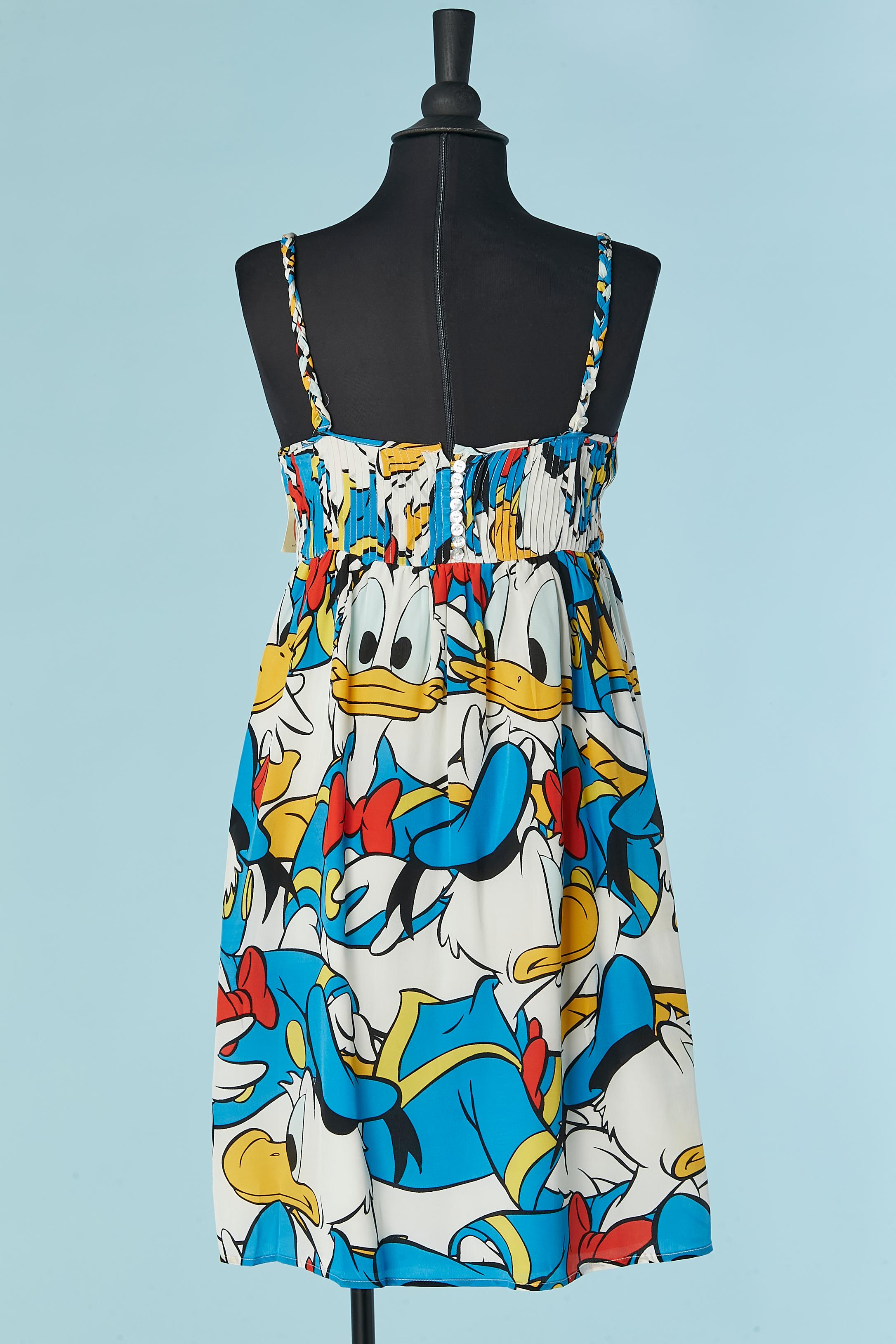 Vestido de seda con estampado 