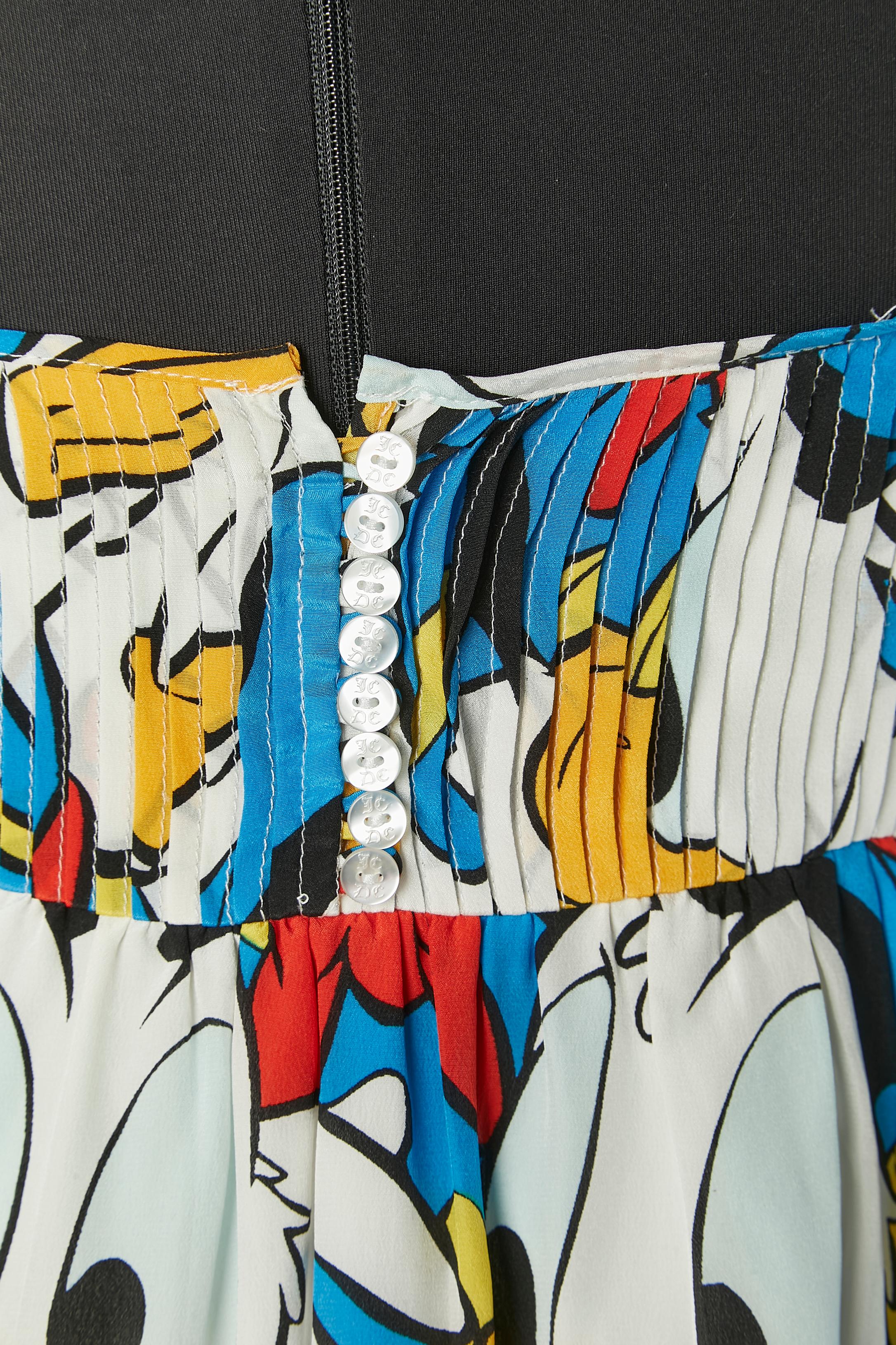 Vestido de seda con estampado 