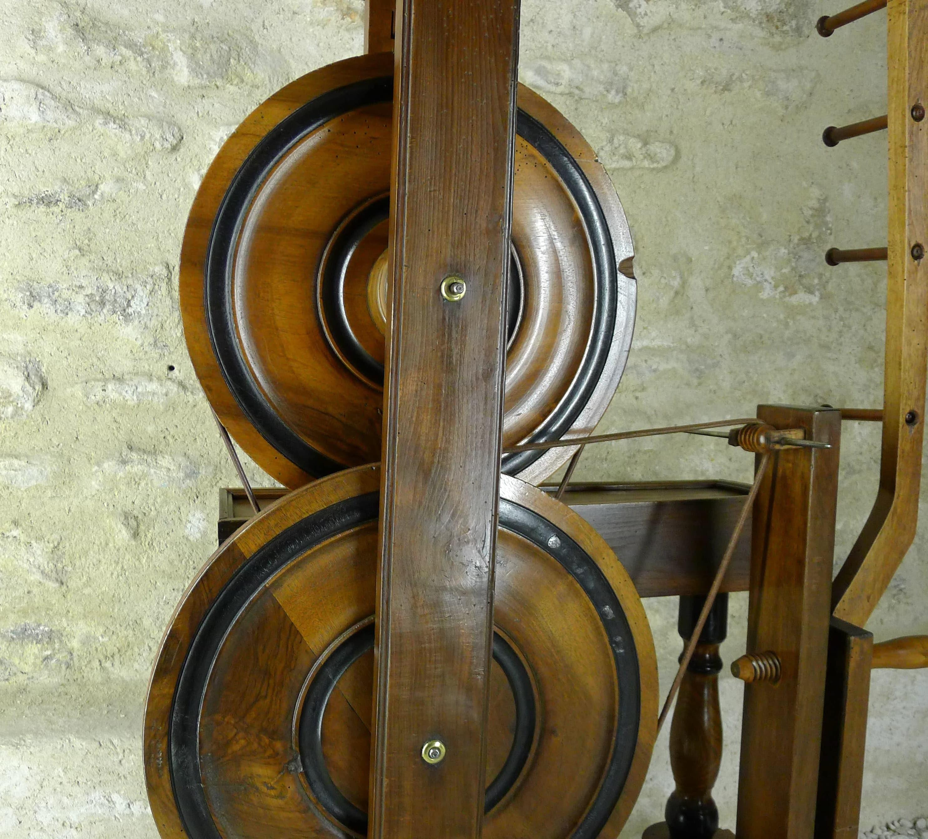 Silk Spinning Wheel, 18th Century (Volkskunst)
