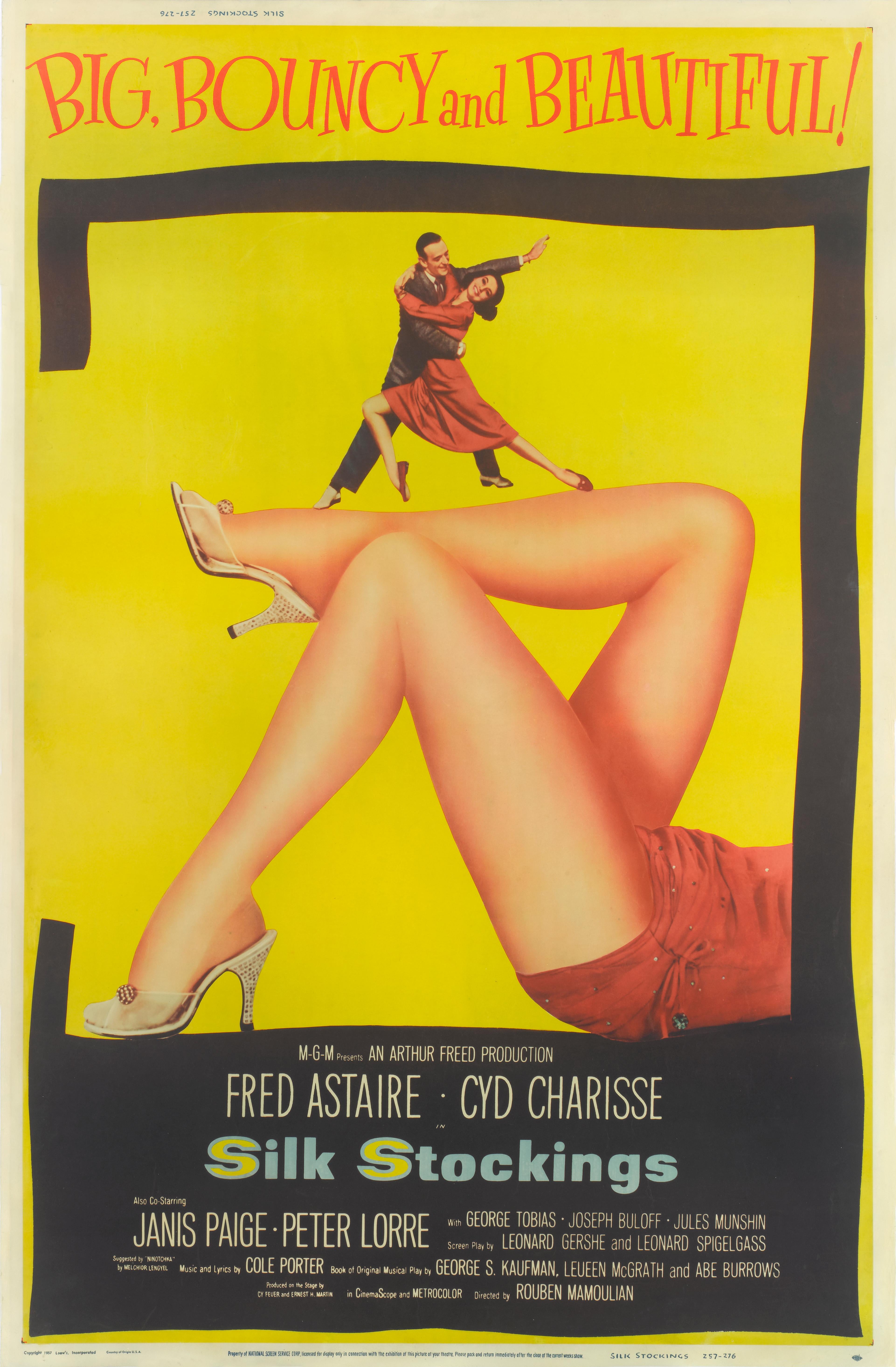 Cartel original de la película estadounidense de (1957) 
Este cartel se habría utilizado en el exterior de los autocines durante el estreno original de la película. Se trata de uno de los carteles estadounidenses de tamaño más raro, que se imprimía