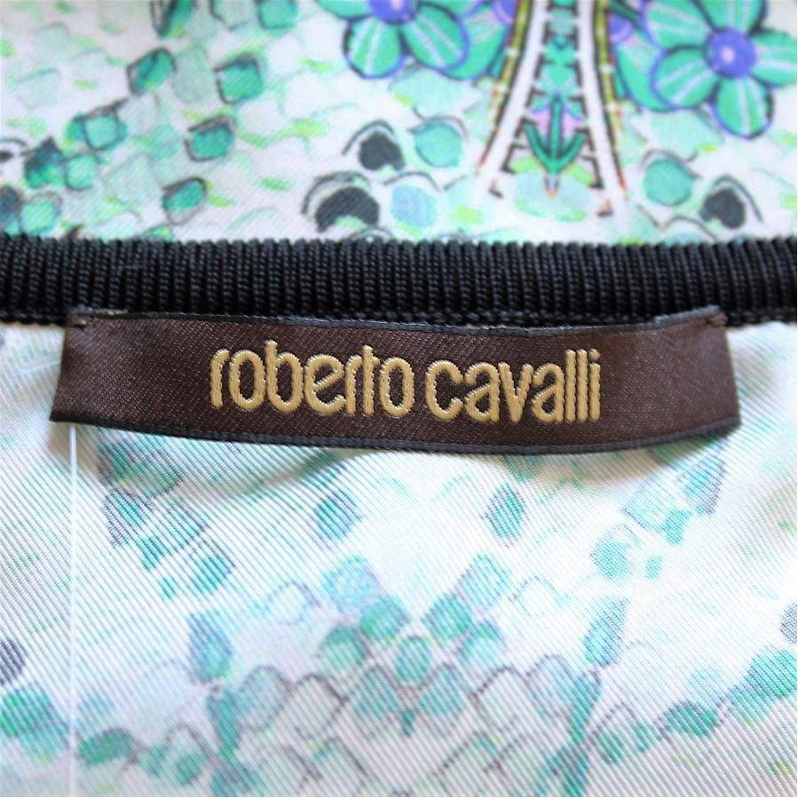 Women's Roberto Cavalli Silk t-shirt size 42 For Sale