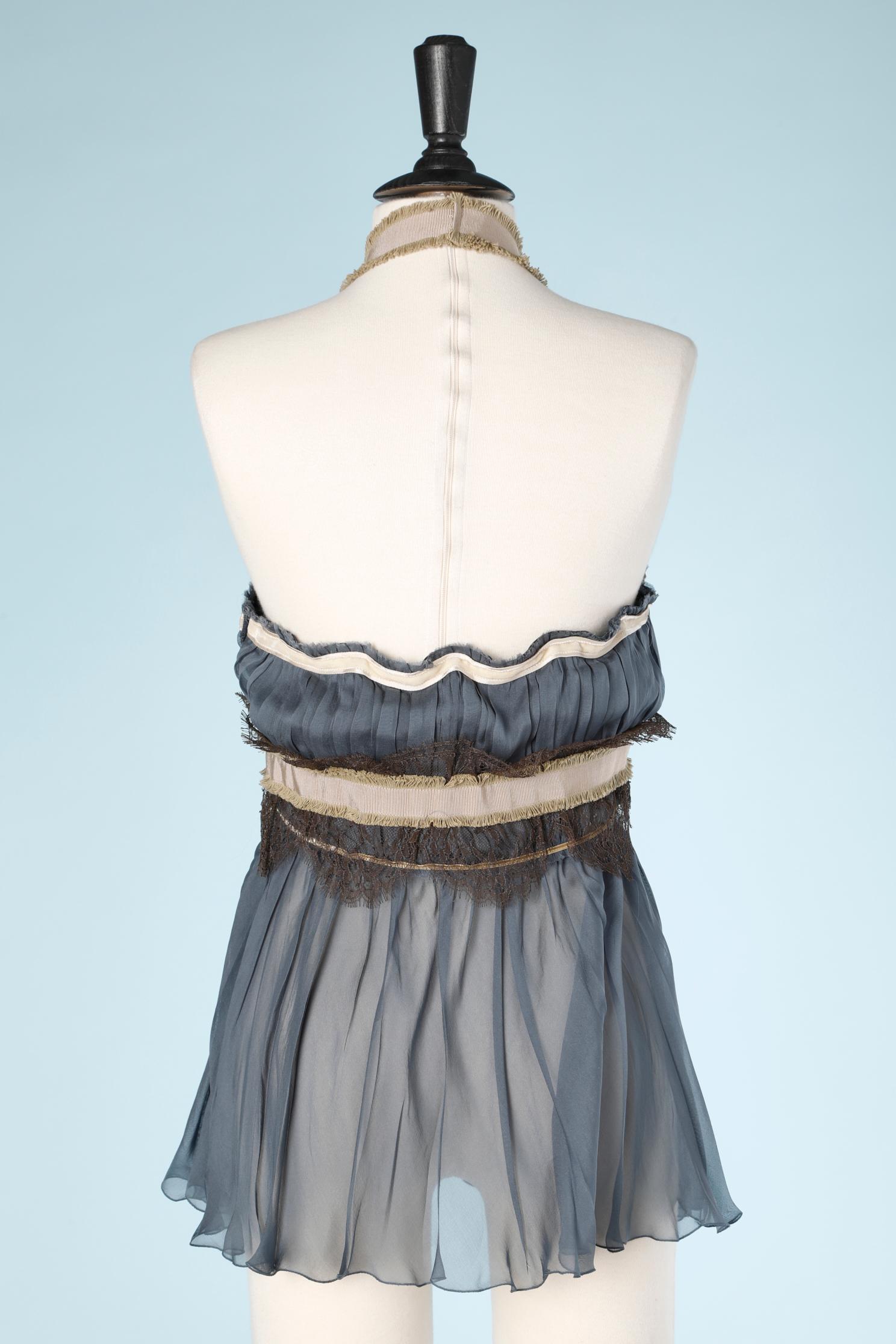 Donna Canottiera in seta Alberta Ferretti