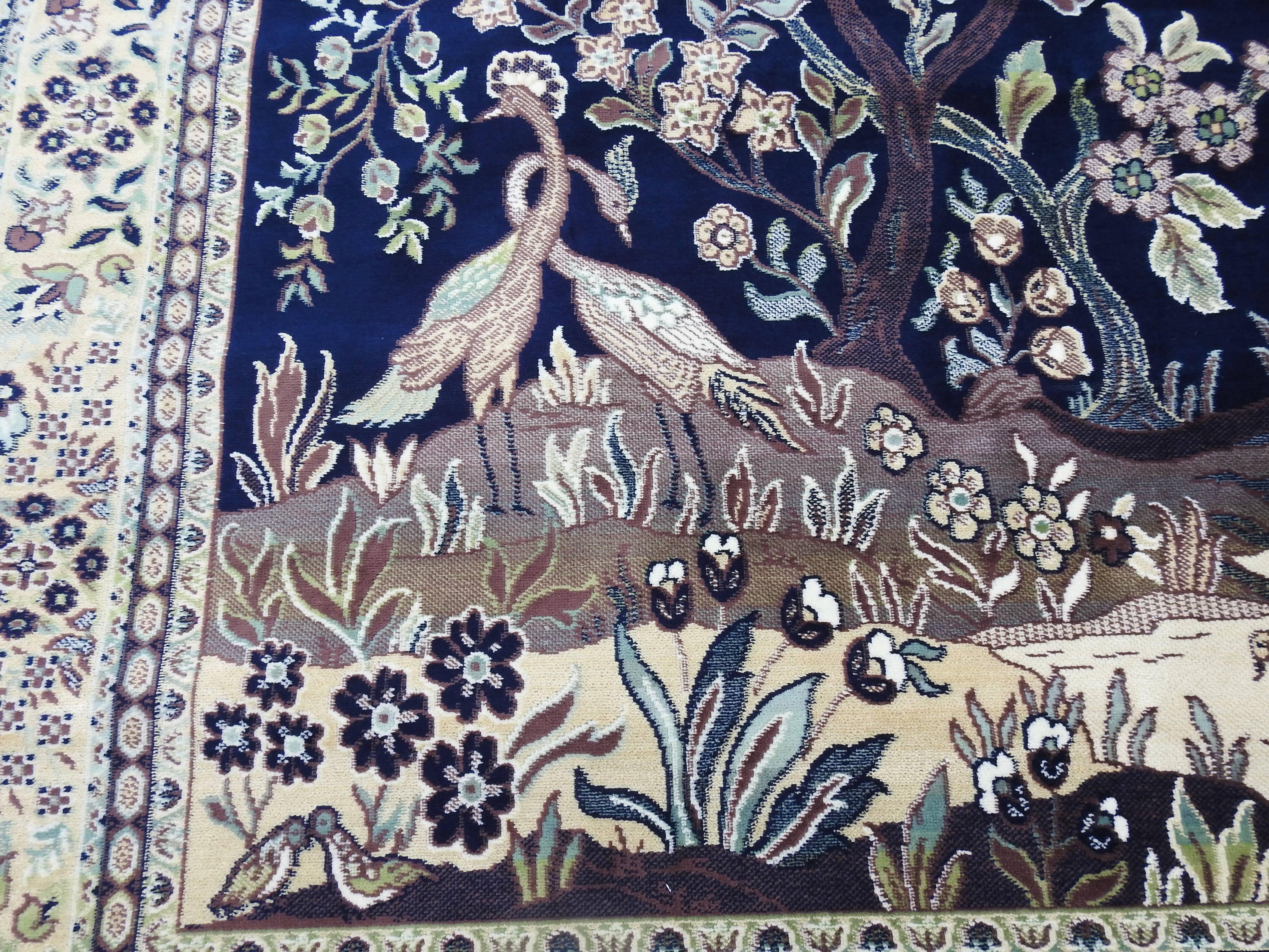 Chinoiserie Silk Tapestry Hanging/Rug