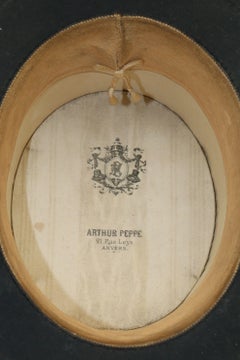 Silk top hat in original case