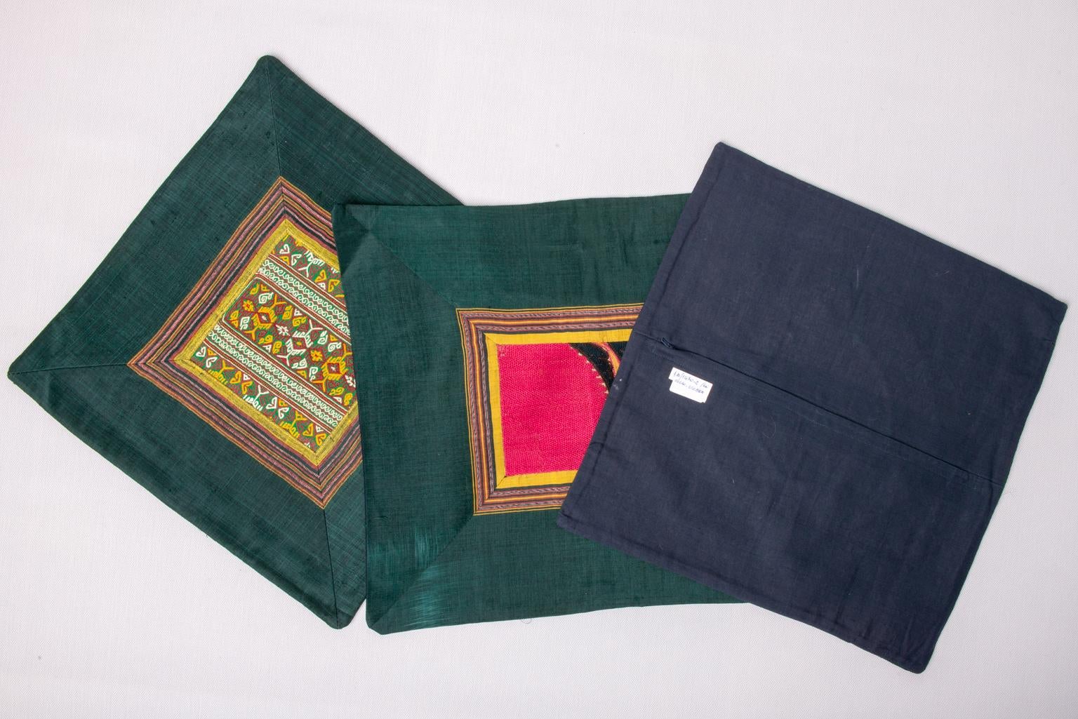 Hand-Woven Silk Uzbek Ikat Pillows