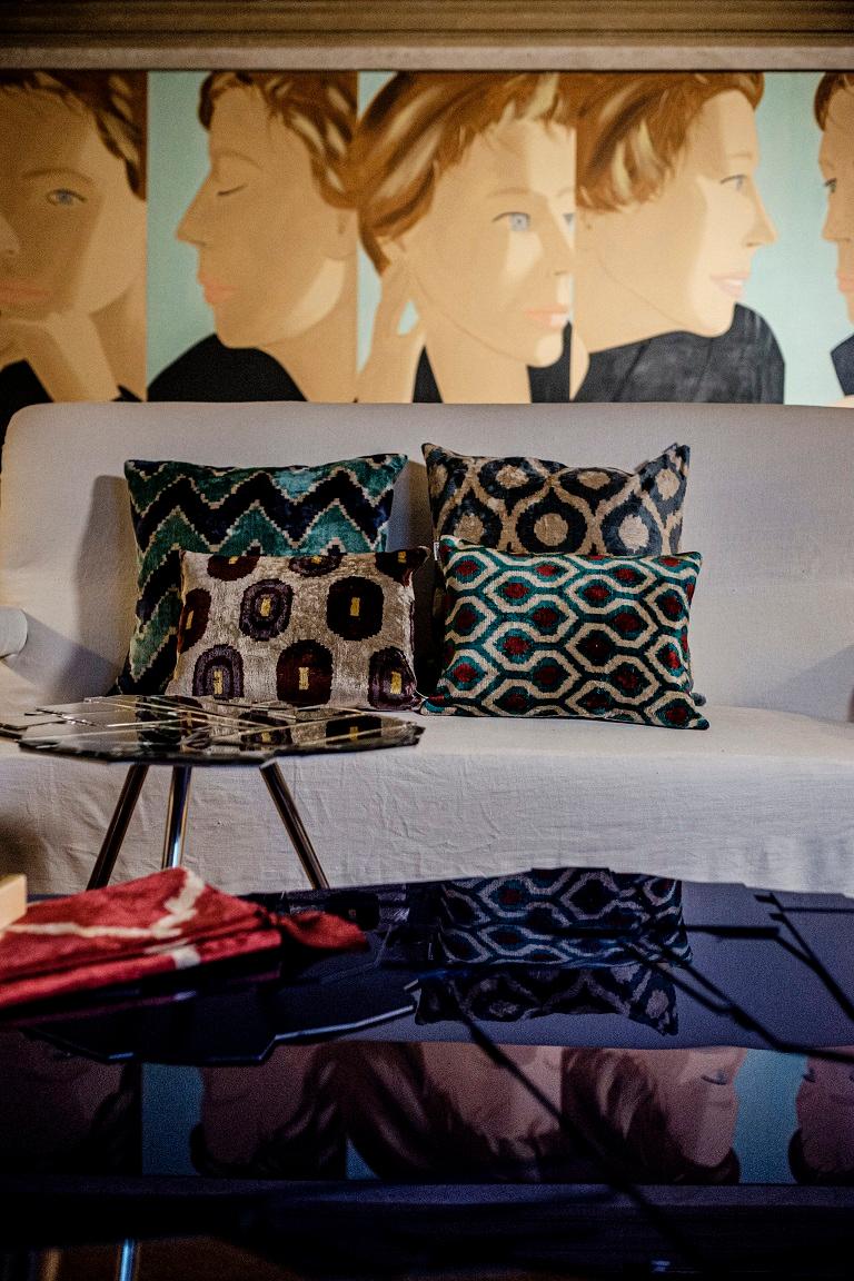 Silk Velvet Cushion V425 In New Condition For Sale In ROCCAVIVARA CB, IT