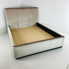Silk Velvet Queen Platform Bed