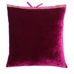 Almohada de terciopelo de seda Azalea 20x20