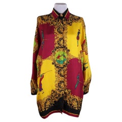 silk Versace Sport shirt dress Used