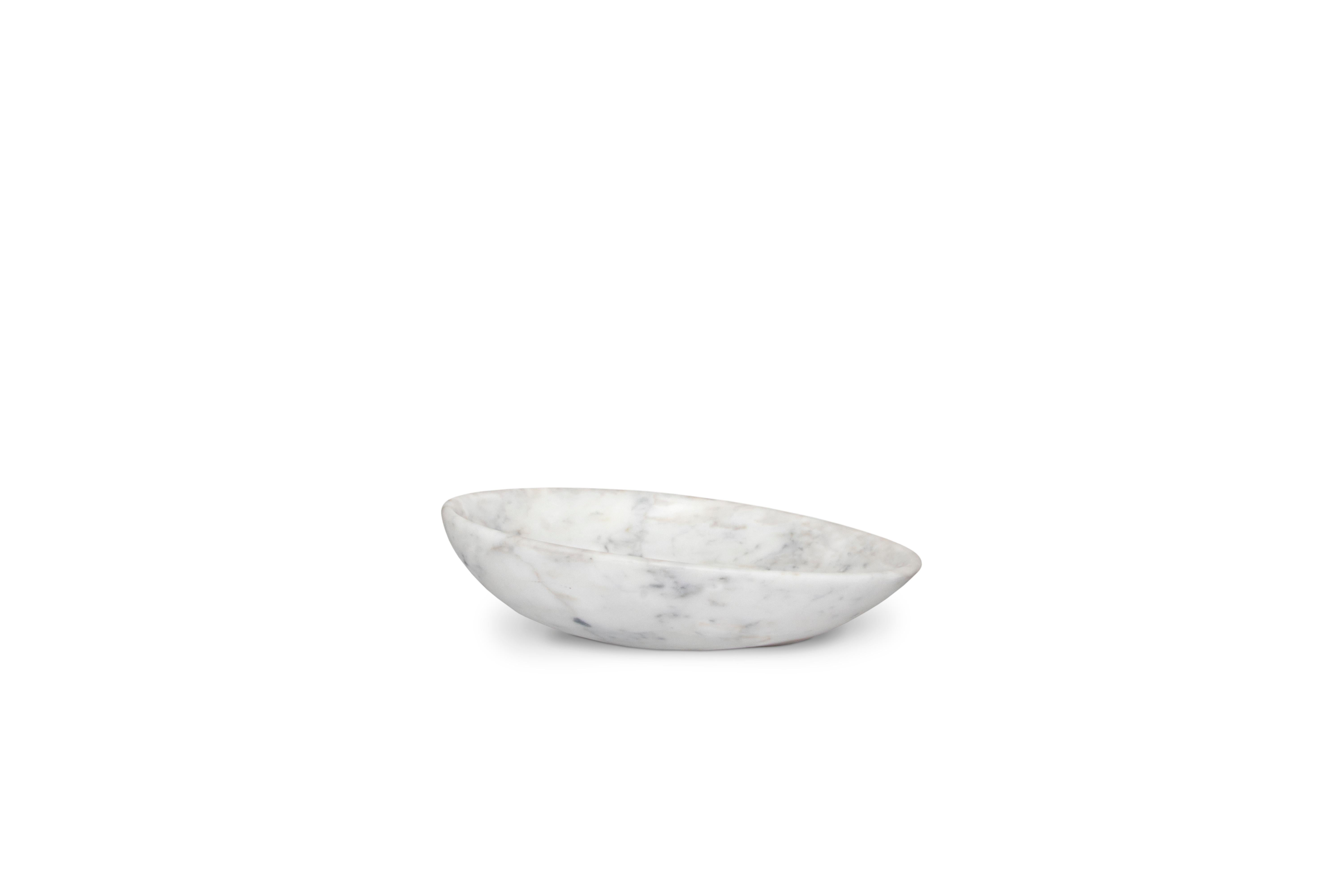 Modern Silk Vessel Sink with Carrara Marble