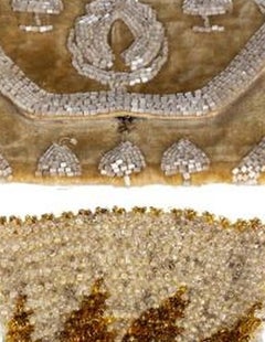 Silk wallet and purse - 19th century