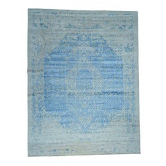 Silk with Persian Wool Mamluk Design Handmade Oversize Rug