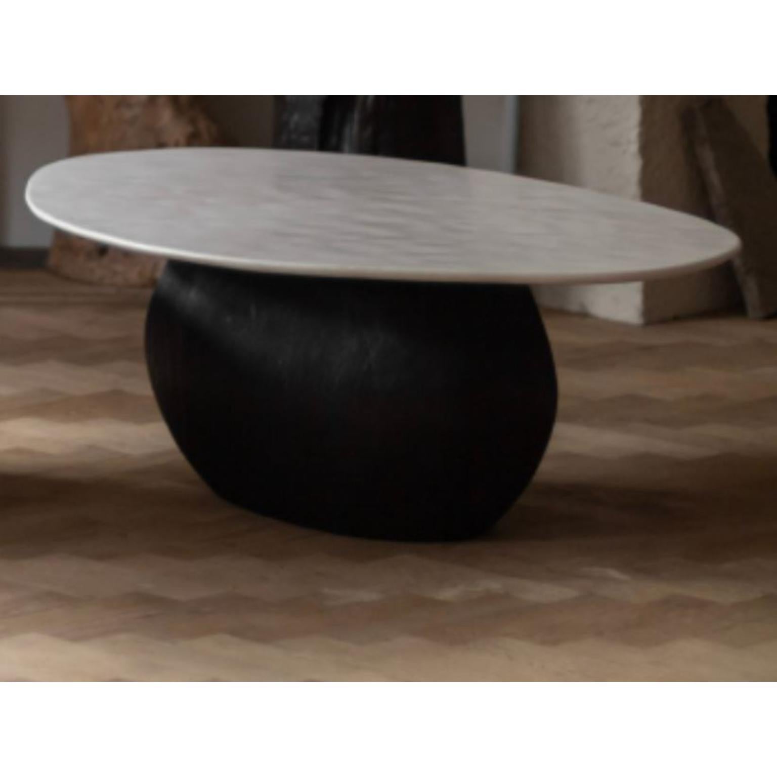 Silk Wood Low Table by Atelier Benoit Viaene
Dimensions: D 85 x W 170 x H 33 cm.
Materials: Wood.

Benoit Viaene is originally from Kortrijk and now works and lives in Ghent.
He is a graduated Architect of the Henry Van de Velde Institute in Antwerp