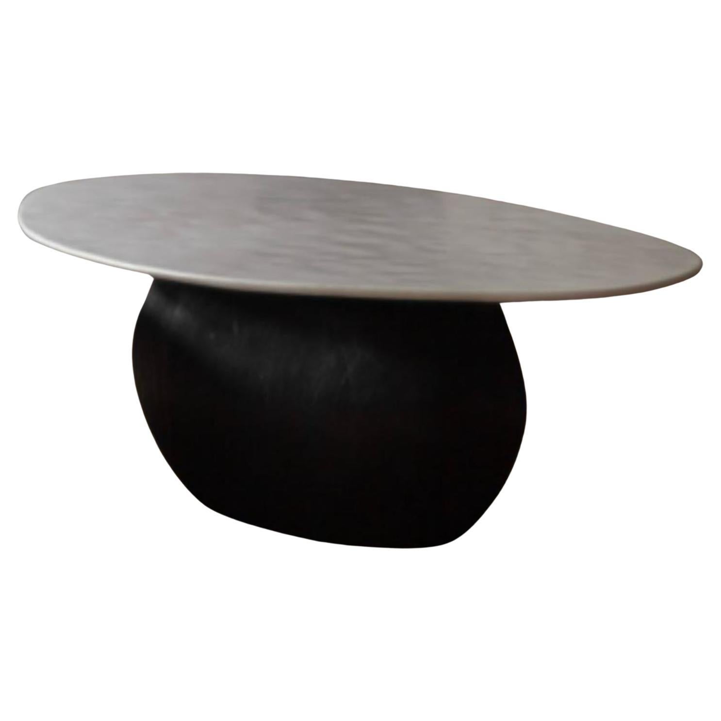 Table basse en bois de soie de l'Atelier Benoit Viaene