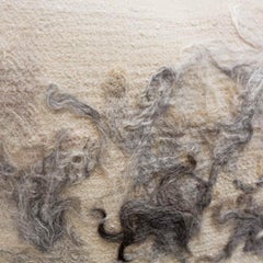 Cuscino infeltrito in seta e lana con cashmere grezzo di JG Switzer