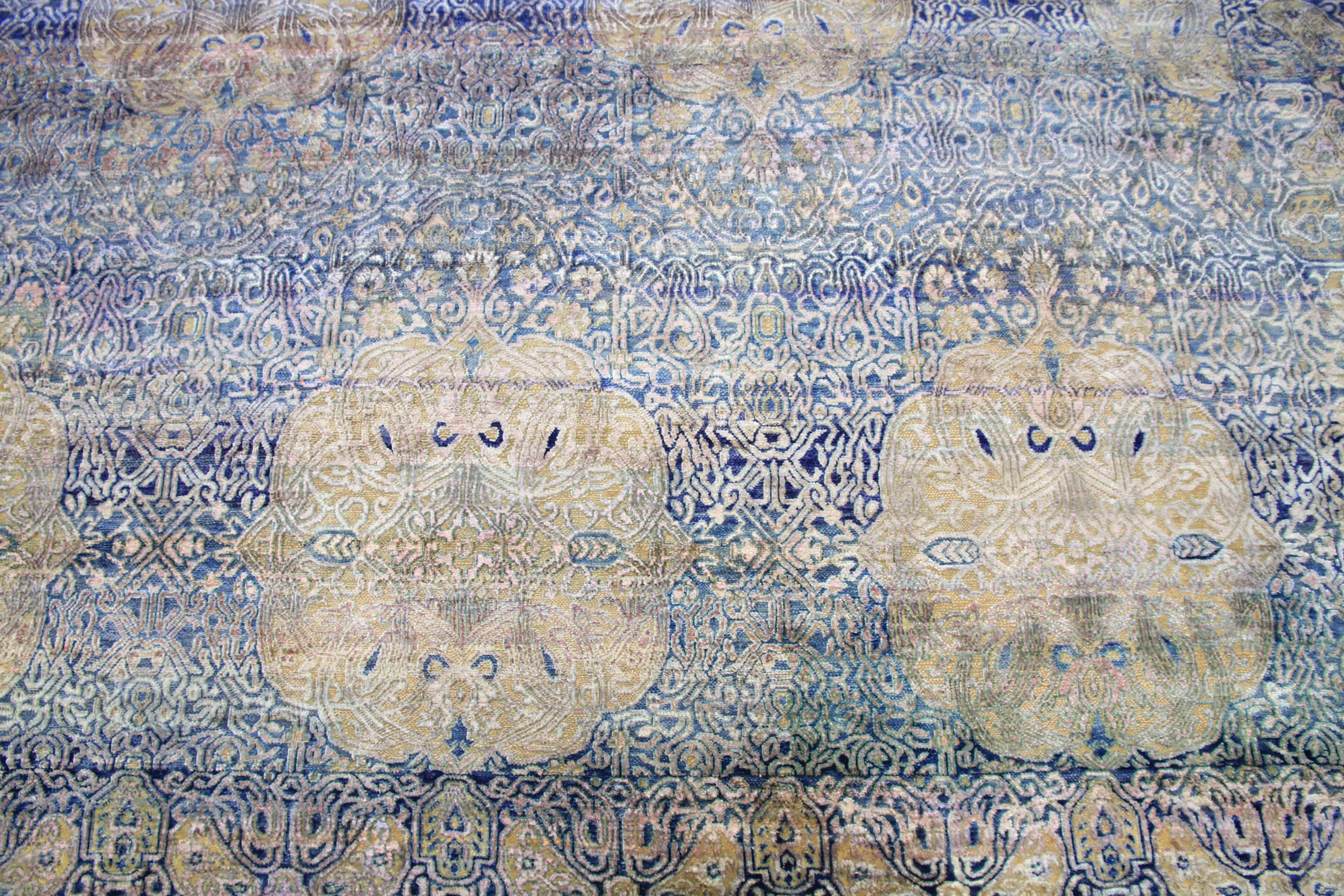 Hand-Knotted Silk & Wool Rug - 11'9