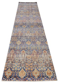 Silk & Wool Rug - 3' x 14'11'' Runner