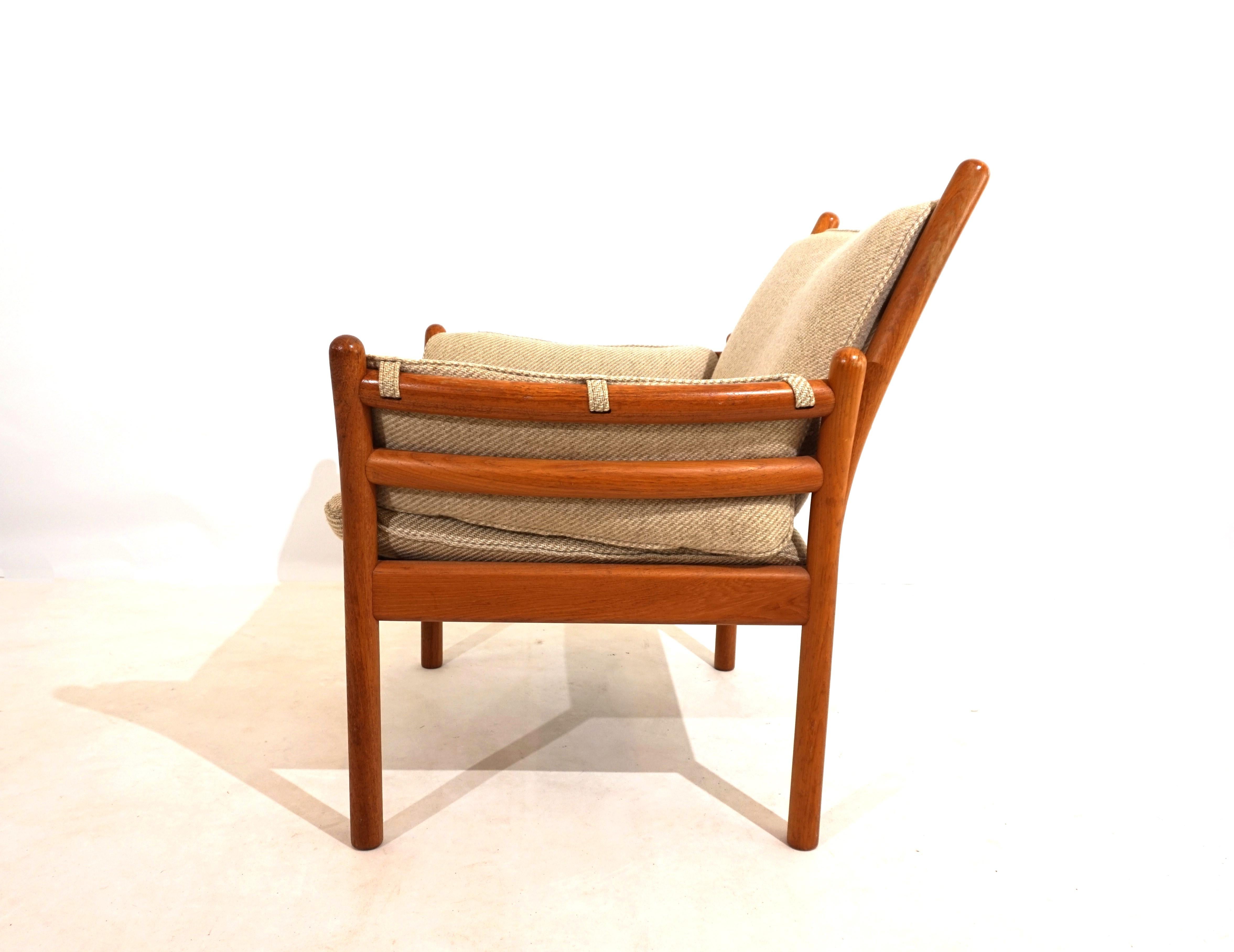Silkeborg Genius teak armchair by Illum Wikkelso For Sale 4