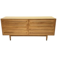 Silkeborg Mobelfabrik Model 82 Danish Teak Low Dresser