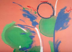 Silkscreen and Offset Lithograph by Helen Frankenthaler Titled Mary Mary